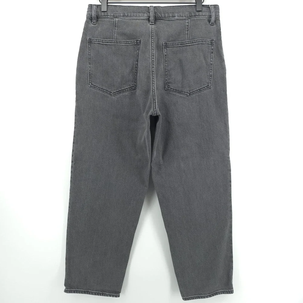 Uniqlo Relaxed Tapered Men Jeans S Gray Minimalist Denim 321-463970